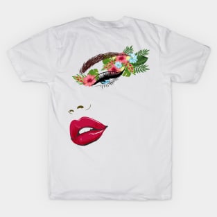 A mysterious woman in a tropical atmosphere , Tropical Home Décor T-Shirt